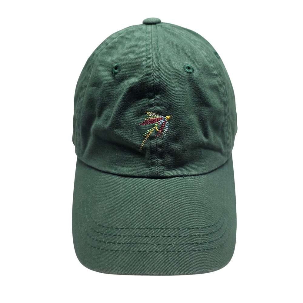 Orvis Charles F Orvis Signature Fly Fishing Hat Green Cotton Adjustable Cap